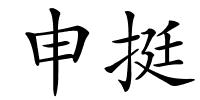 申挺的解释