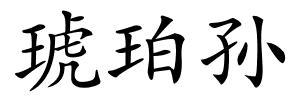 琥珀孙的解释