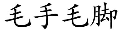 毛手毛脚的解释