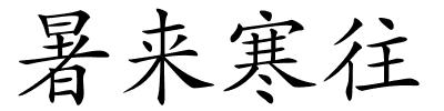 暑来寒往的解释