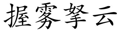 握雾拏云的解释