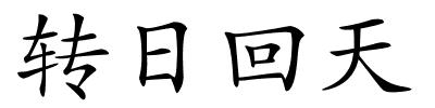 转日回天的解释
