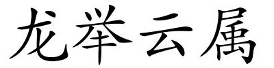 龙举云属的解释