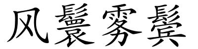 风鬟雾鬓的解释