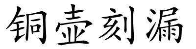 铜壶刻漏的解释
