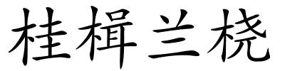 桂楫兰桡的解释