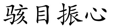 骇目振心的解释