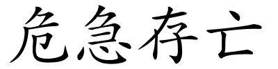 危急存亡的解释