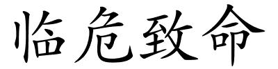 临危致命的解释